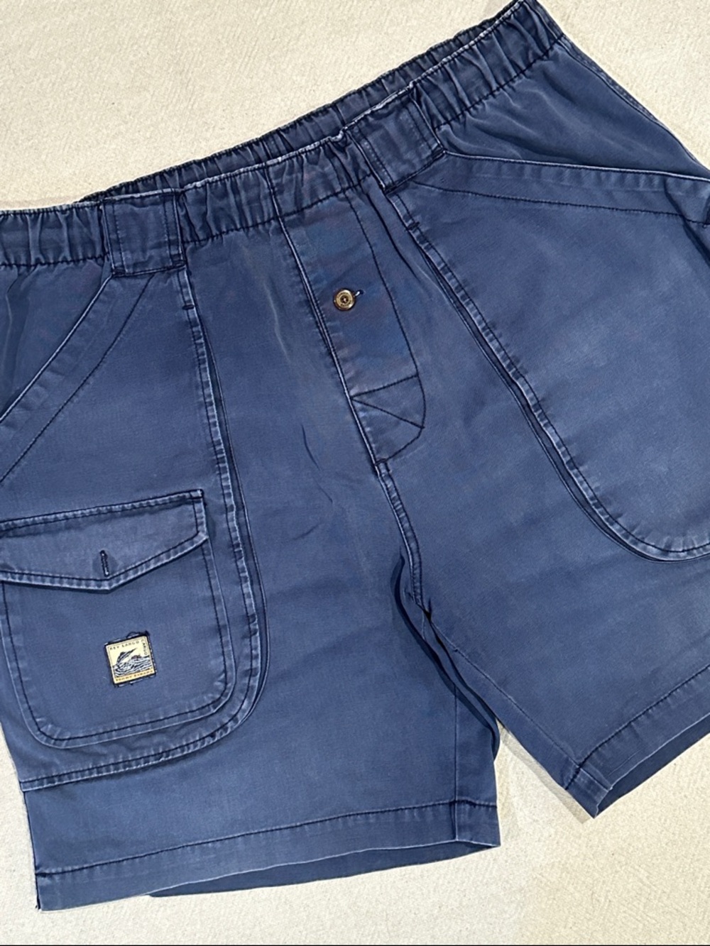 Tommy Bahama Navy Blue Cargo Shorts L
